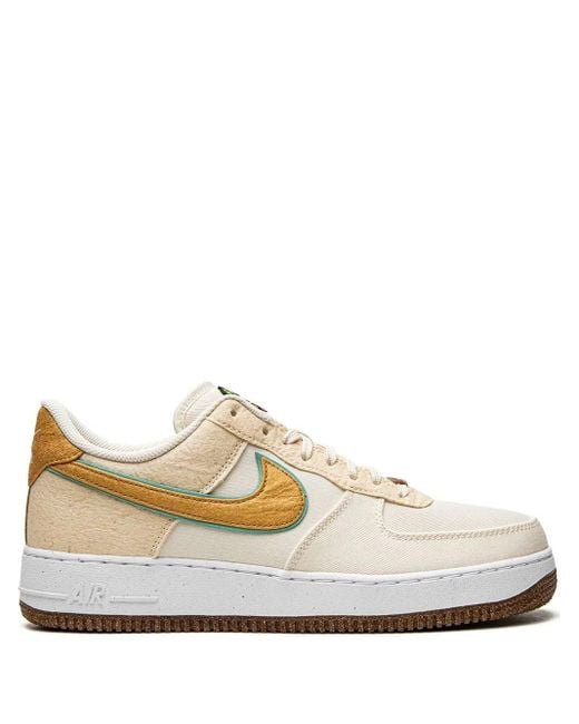 Nike White Air Force 1 '07 Prm "Happy Pineapple" Sneakers