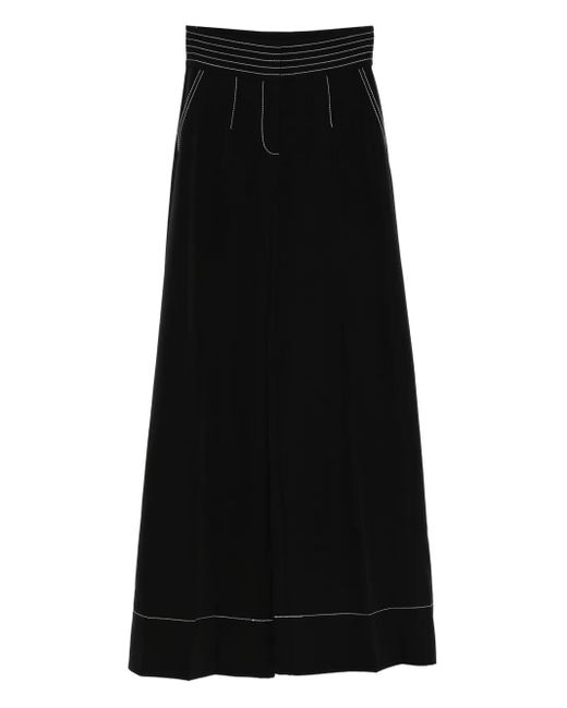 Karl Lagerfeld Black Hose Mit Kontrastnähten