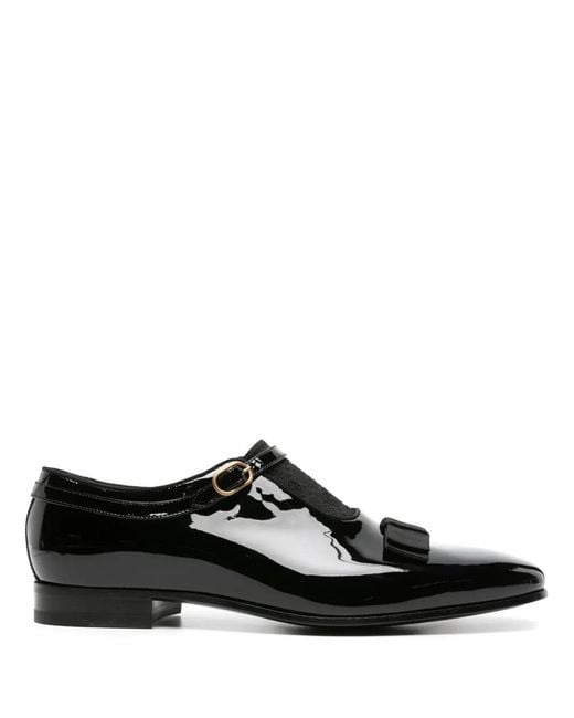 Gucci Black Loafer With GG Canvas for men