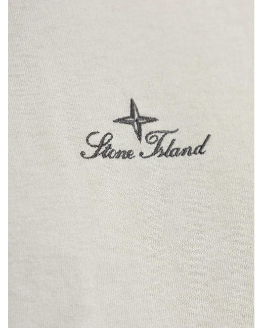 Stone Island White 2100006 Organic Cotton Jersey T-Shirt for men