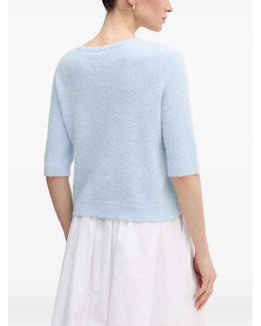 Ouí Blue Button-Up Cardigan