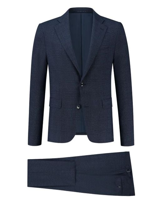 Traje con solapa de muesca PAUL ZEIST de hombre de color Blue