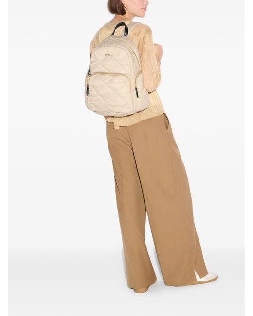 MZ Wallace Natural Madison Quilted Backpack