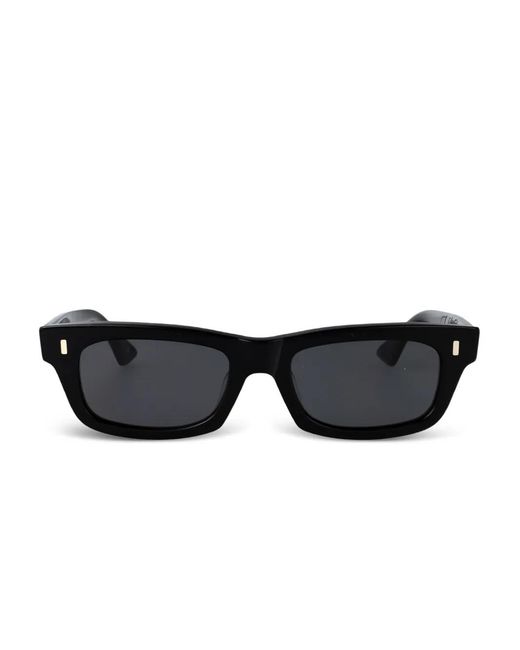 FIVEFOURFIVE Black 545 Rectangle Frame Sunglasses for men