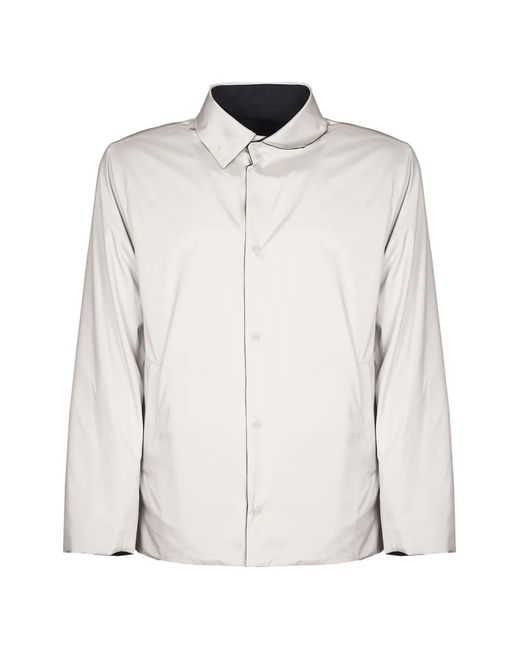 Herno Blue Button Chest-Pocket Jacket for men