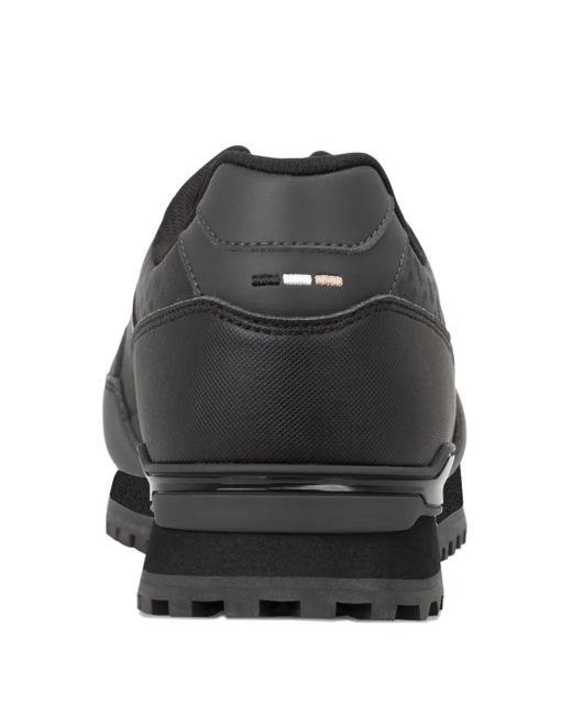Boss Gemusterte Sneakers in Black für Herren