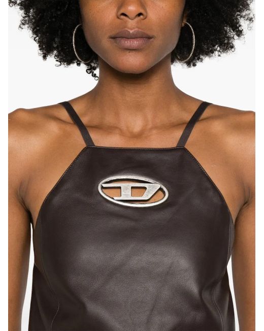 DIESEL Brown T-Wilight Top