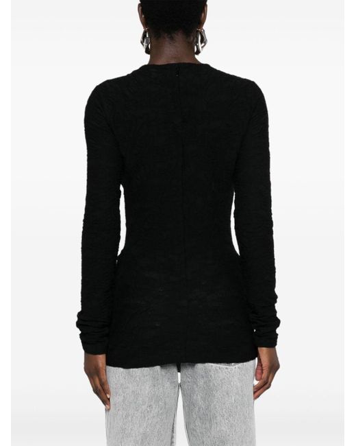 Floride ruched T-shirt di Isabel Marant in Black