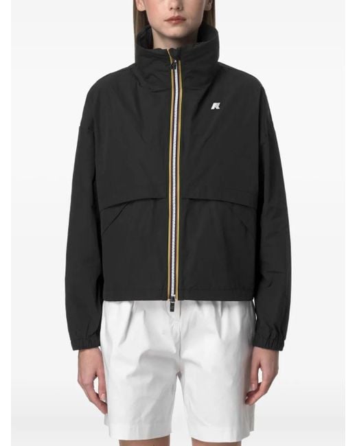 K-Way Black Aubette Memory Touch Jacket