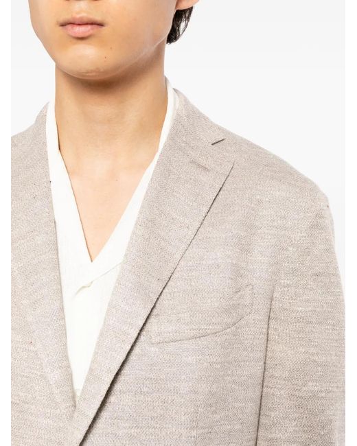 Boglioli White Linen K-Jacket for men