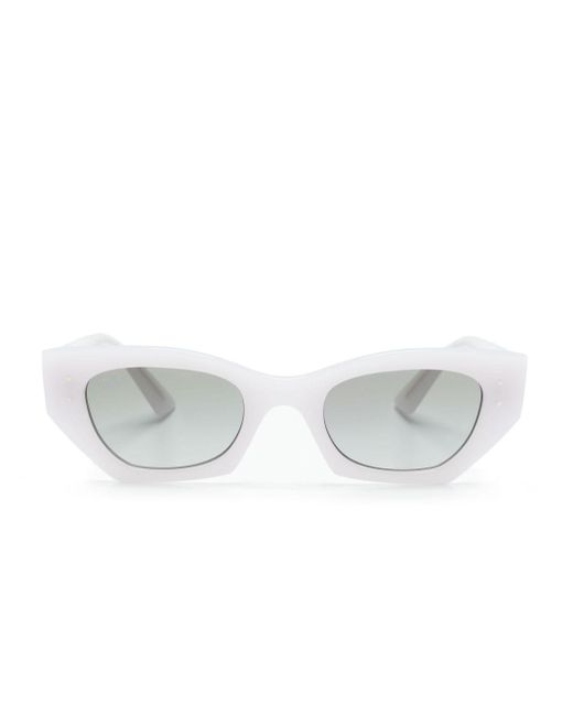 Ray-Ban White Zena Bio-based Cat-eye Sunglasses for men