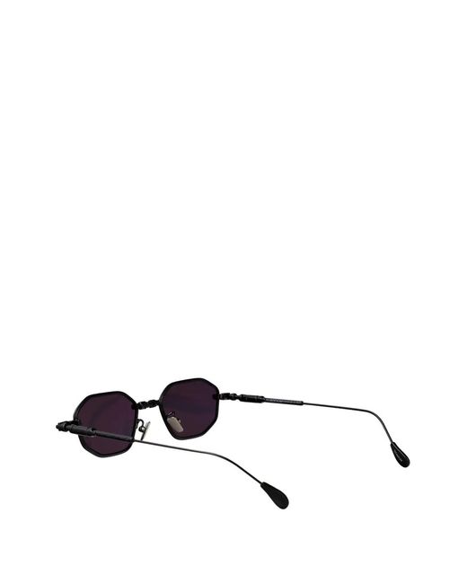 Kuboraum White Geometric-Frame Sunglasses for men