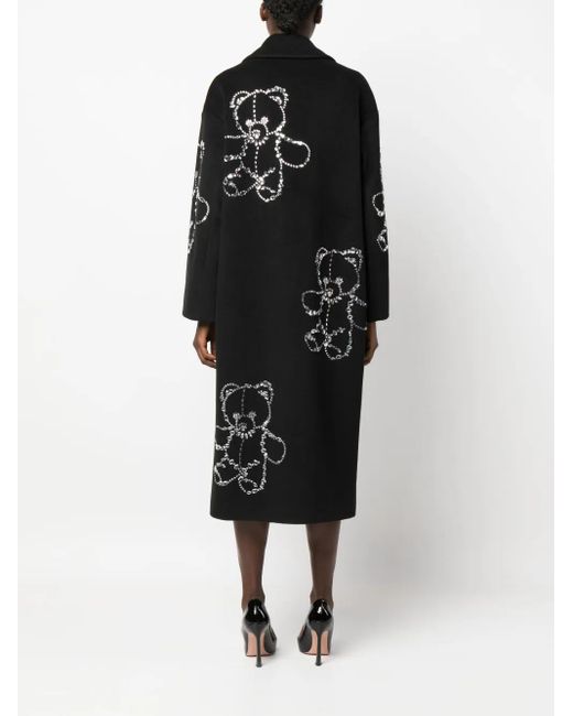 Philipp Plein Oversized Jas in het Black
