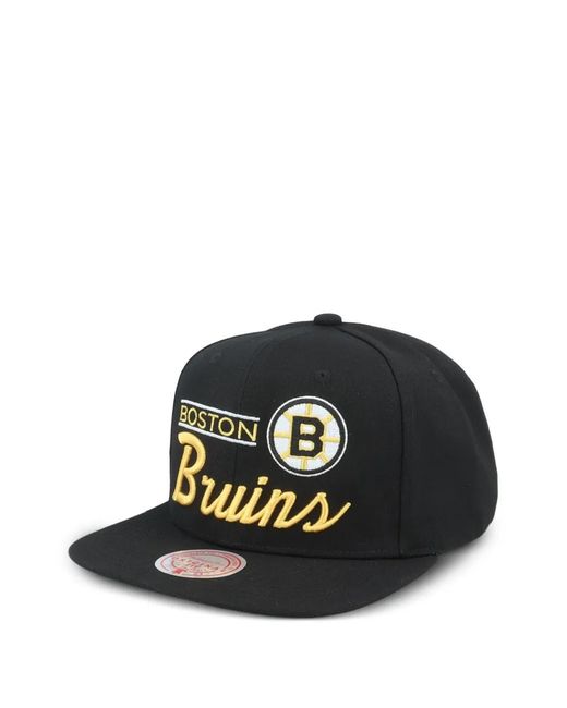 Mitchell & Ness Black Retro Lock Up Snapback Cap for men