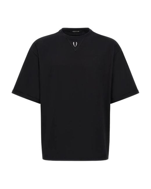 Roberto Cavalli Black Jersey T-Shirt for men