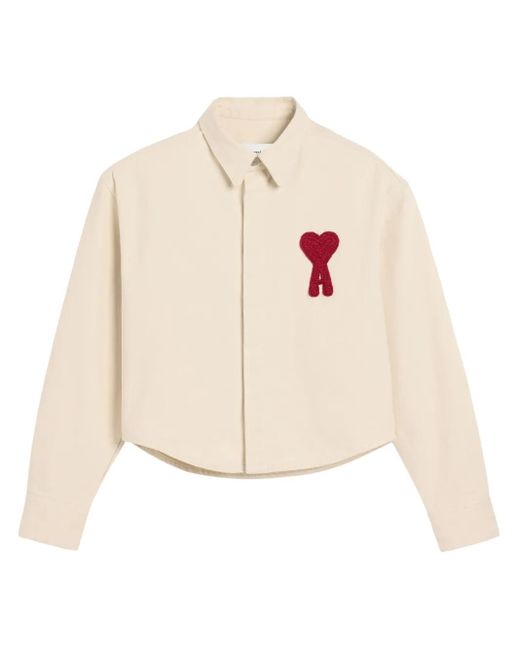 AMI White Ami De Coeur Shirt