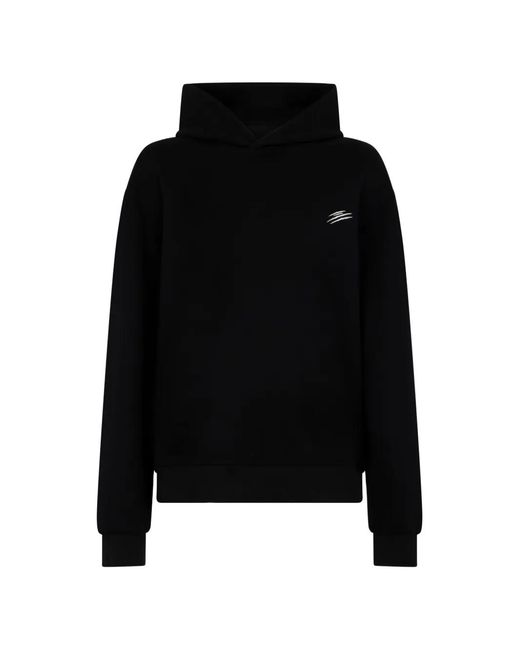 Philipp Plein Black Chrome Scratch Hoodie for men