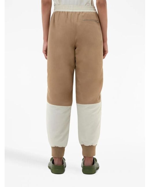 J.W. Anderson Natural Panelled Drawstring Track Pants