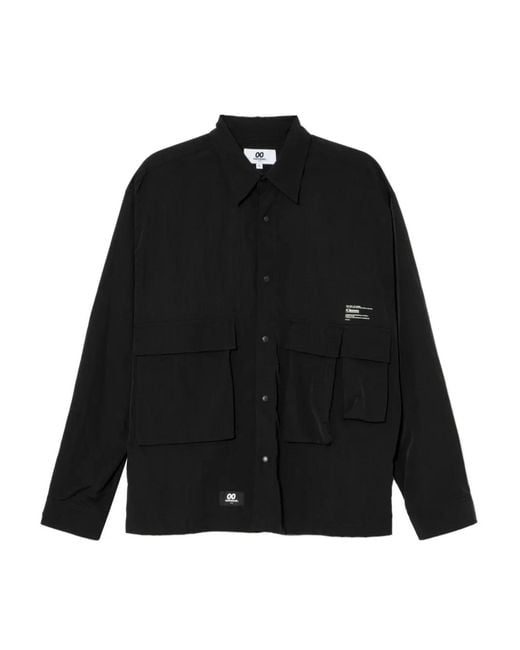 Chocoolate Black Logo-Print Shirt for men