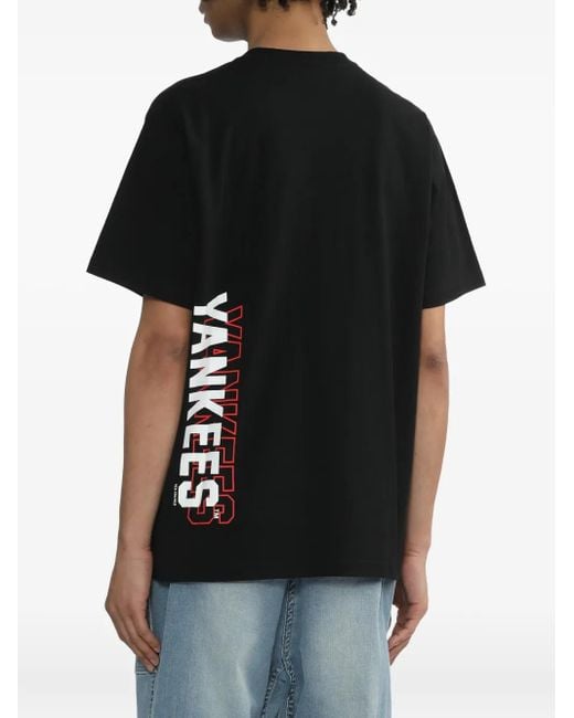 KTZ Black Yankees Logo-Embellished T-Shirt for men