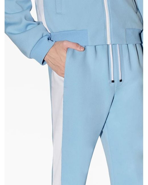 Amiri Blue Stripe-Detail Track Pants for men