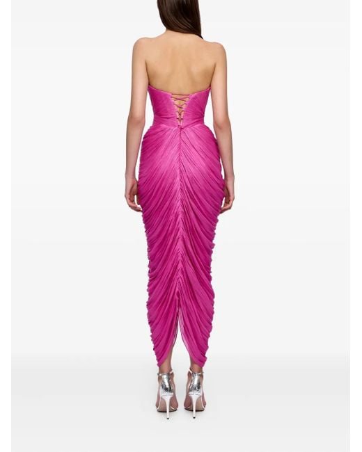 Ana Radu ストラップレス ドレス Pink