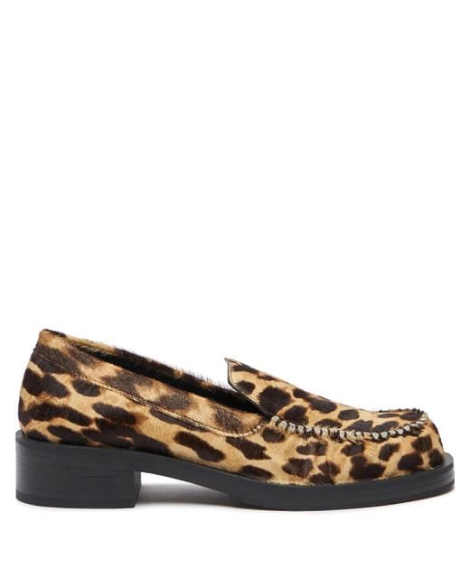 Stuart Weitzman Brown 40Mm Grayson Loafers