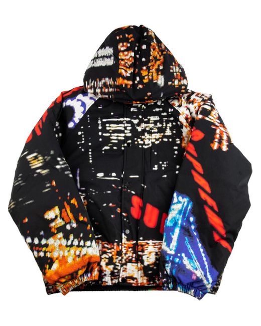Supreme City Lights Puffer Jacket In