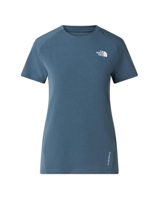 The North Face Blue Logo-Print T-Shirt