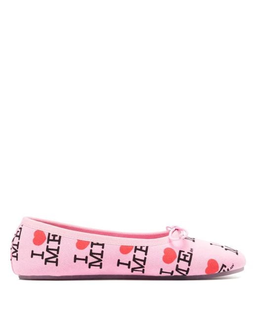 Ashley Williams Pink I Heart Me Melody Ballerina Shoes