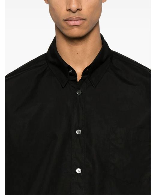 トップス OUR LEGACY BEYOND BD SHIRT 44 BLACK Our Legacy - Beyond BD Shirt Black All Day Poplin