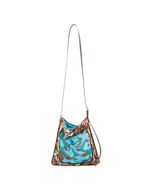 Dries Van Noten White Small Scarf Bag