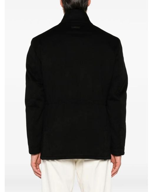 Lardini Black Water-Resistant Jacket for men
