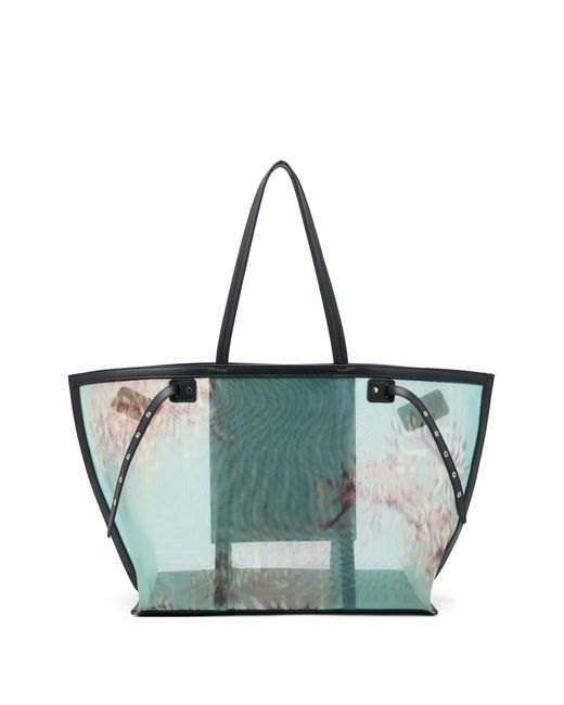 Proenza Schouler Blue Days Mesh Tote Bag