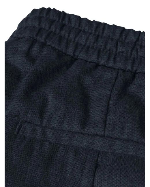 Aurélien Blue Seaside Drawstring-Waist Shorts for men