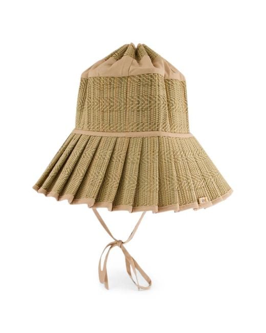 Lorna Murray Metallic Capri Geometric-Pattern Hat