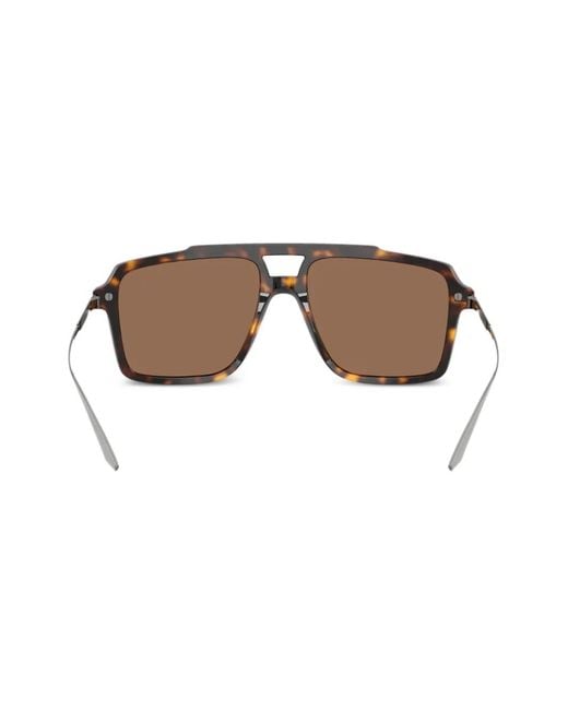 Dolce & Gabbana Brown Pilot-Frame Sunglasses for men