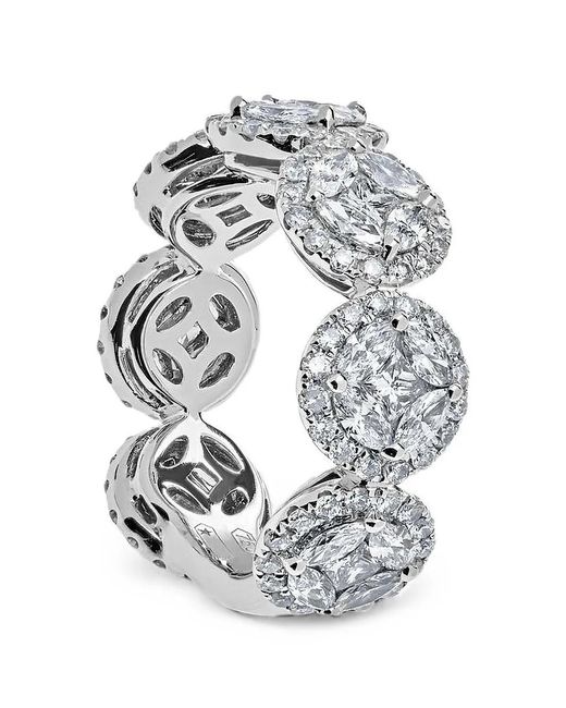 Jewels Aficionado Metallic Diamond Halo Ring