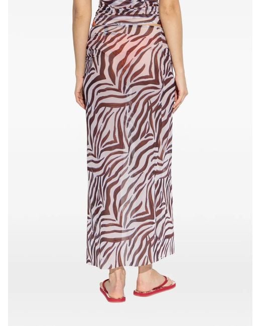 Bondeye White Claudia Maxi Skirt