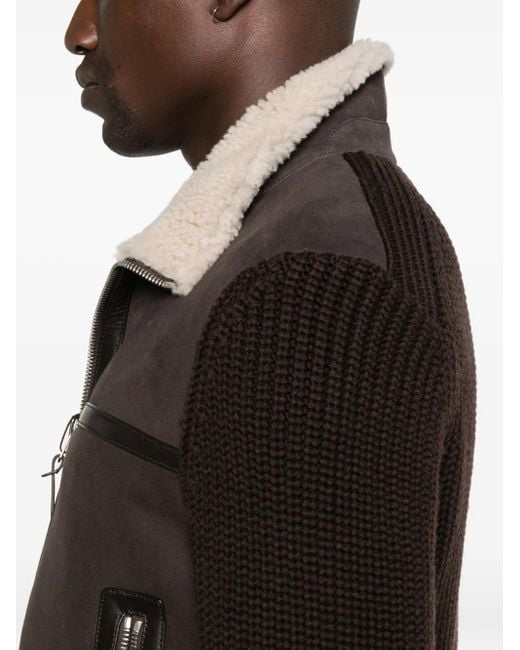 Chaqueta con cremallera Mackage de hombre de color Brown