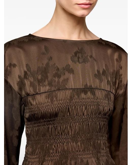Ganni Brown Dress