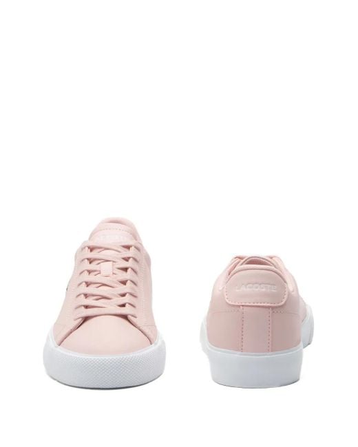 Lacoste Pink Lerond Set Leather Sneakers