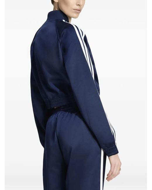 Adidas Blue Sst Cropped Jacket