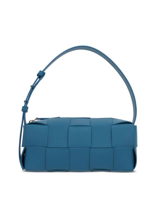 Bottega Veneta Blue Small Brick Cassette Shoulder Bag
