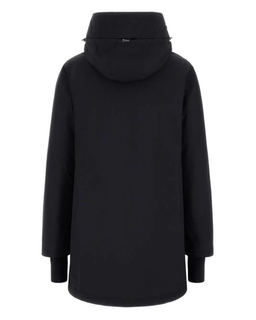 Herno Blue Hooded Puffer Jacket