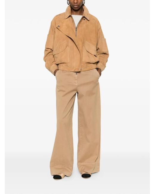 S.W.O.R.D Natural Patch Pocket Bomber Jacket