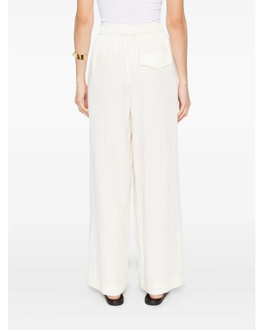 ELEH White Plissierte Hose