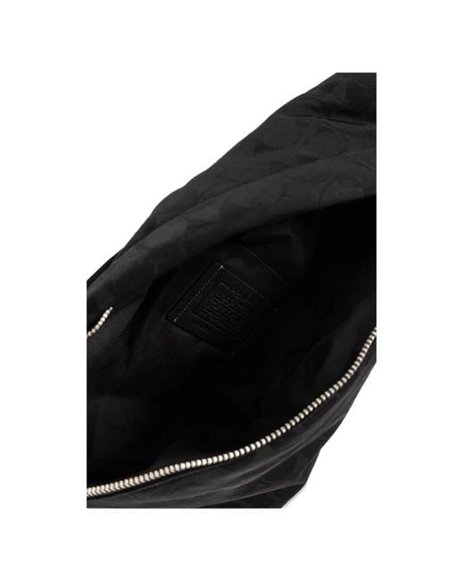 COACH Black Lachlan Sling Bag for men
