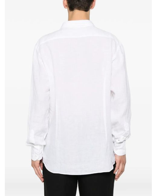 Lardini White Long-Sleeve Shirt for men