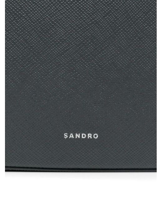 メンズ Sandro メッセンジャーバッグ Gray